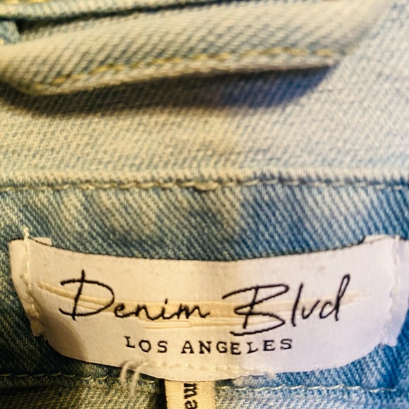 Denim Blvd. Distressed Denim Jacket - Picture 6 of 6